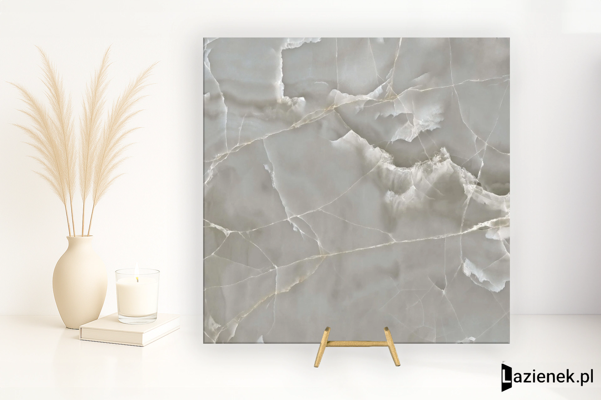 Casalgrande Padana Onici Grigio połaczenie mat-poler 120x120 cm gr. 6 mm - płytka rektyfikowana/14950015
